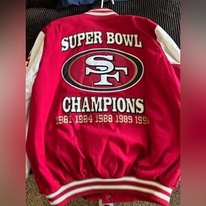 Vintage San Francisco 49ers jacket.